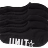 Mens Unit Crank Invisible Socks 5 Pack