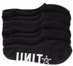 Mens Unit Crank Invisible Socks 5 Pack