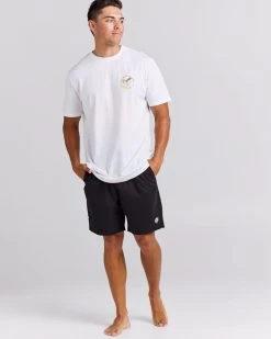 Mens The Mad Hueys Good Day Volley 18" - VINTAGE BLACK -Fashion Menswear Shop 00579f7418b20d2cd8b767ec9170ebe4