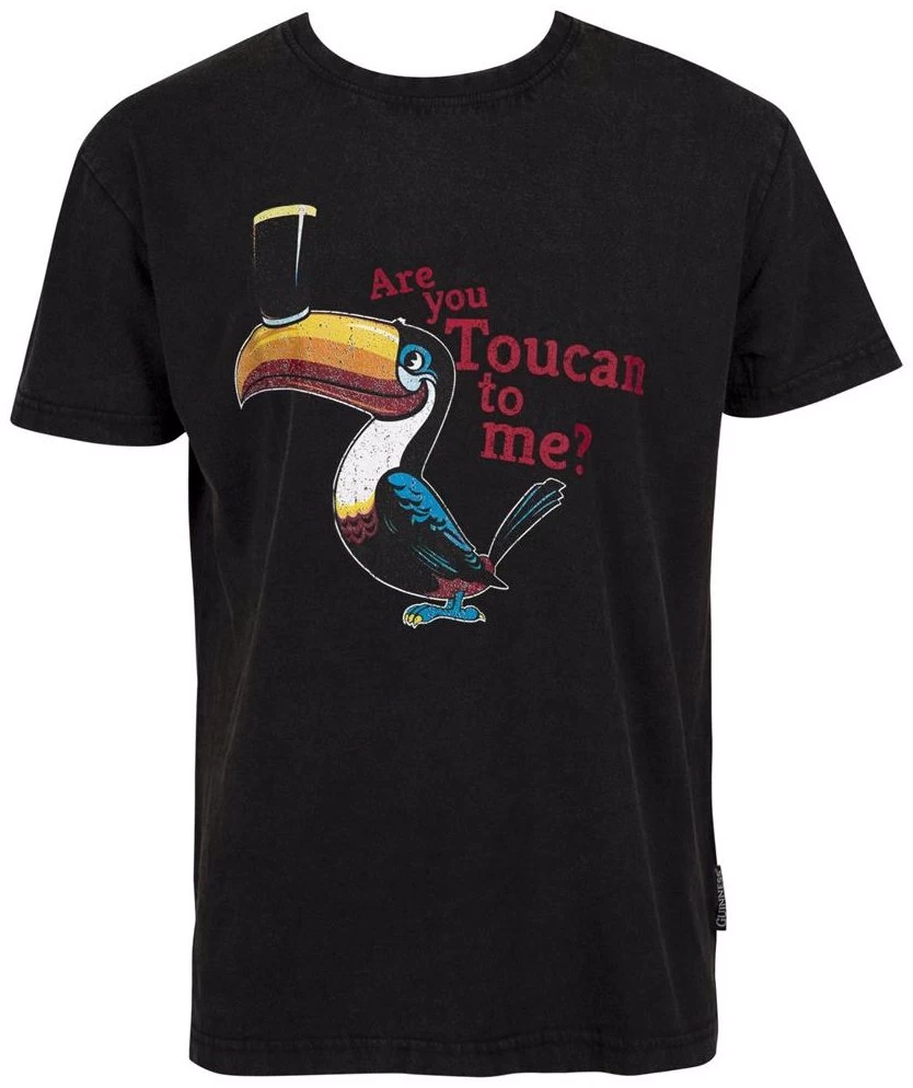 Guinness Are You Toucan To Me Black Tee Shirt 2 Guinness Are You Toucan To Me Black Tee Shirt - Image 2