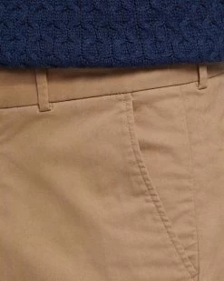 Oxford Men's Luka Stretch Casual Pants - Sand -Fashion Menswear Shop 050d0f66ed89c79f28724779cb7f8384