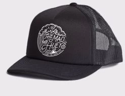 Mens The Mad Hueys The Good Life Foam Trucker - BLACK