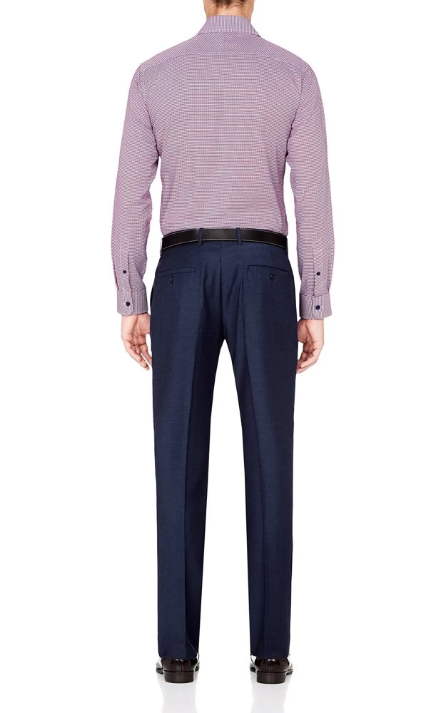Oxford Men's Hopkins Wool Trousers - Blue 5 Oxford Men's Hopkins Wool Trousers - Blue - Image 5