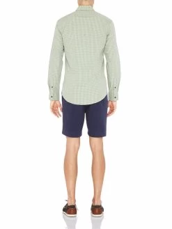 Oxford Men's Kenton Gingham Check Shirt - Yellow -Fashion Menswear Shop 06fdbef69d7f993cd91be6c439331951