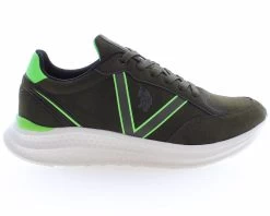 U.S. POLO ASSN. Green Polyester Sneaker