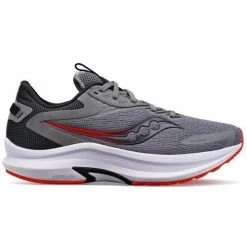 SAUCONY AXON 2 Shoe - Charcoal/Black - Mens -Fashion Menswear Shop 08c4ae3749aed6127391144e8d3d76b7
