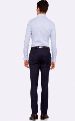 Oxford Men's Marlowe Wool Suit Trousers - Gunmetal -Fashion Menswear Shop 0b2ecd0543a03715f9128d0714feb9e5