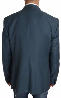 Dolce & Gabbana Dolce Gabbana Blazer Vest 2 Piece Blue MARTINI Wool -Fashion Menswear Shop 0b7c0377fecaf8b65c7e5d1a0fd8b23f