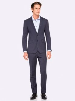 Oxford Men's New Hopkins Suit Pant - Blue -Fashion Menswear Shop 0beb1128615c87236d3a38656143df15