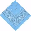 10 X Baby Blue Paisley Bandanas Head Wrap 100% Cotton Neck Scarf Mask Bandana