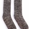 Demdaco Mens Giving Slipper Socks - Expresso