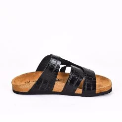 Moosefield Men's Leather Sandals - Black -Fashion Menswear Shop 0ccc56b31fb17fa333bd3ba316b26e50