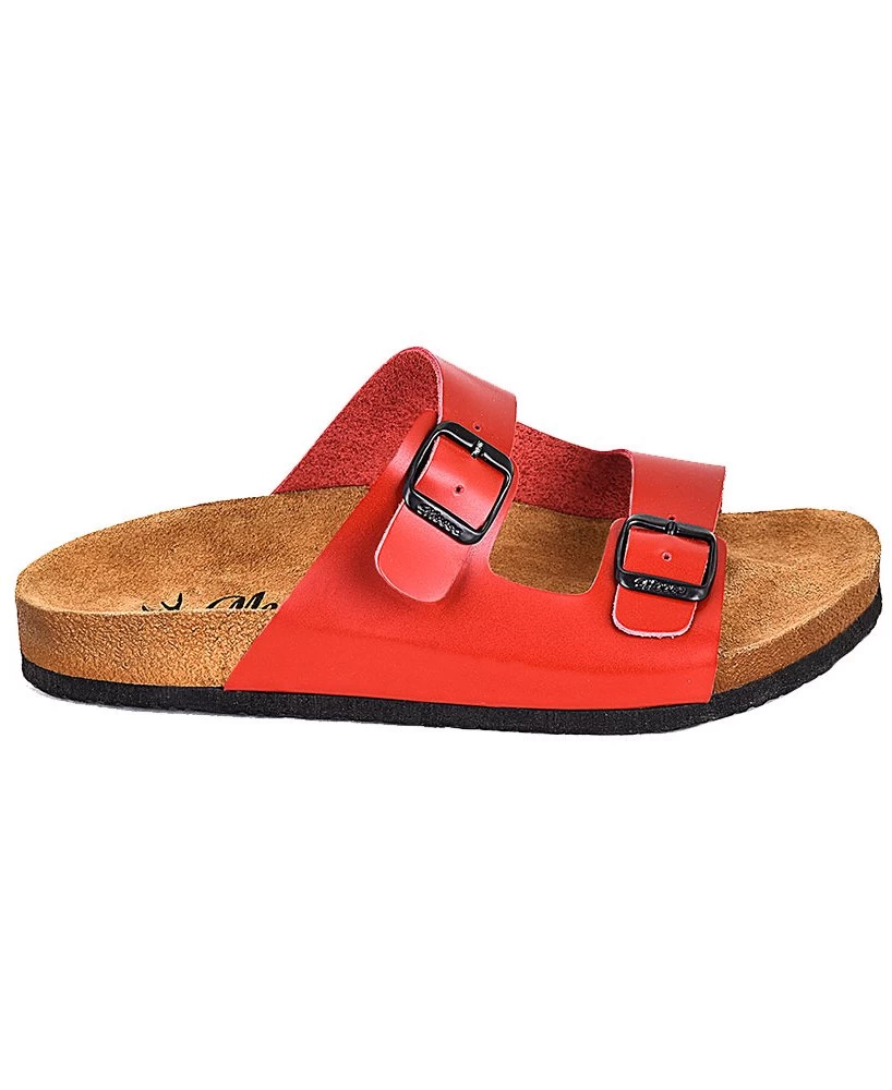 Moosefield Men's Arizona Leather Sandals - Red 1 Moosefield Men's Arizona Leather Sandals - Red
