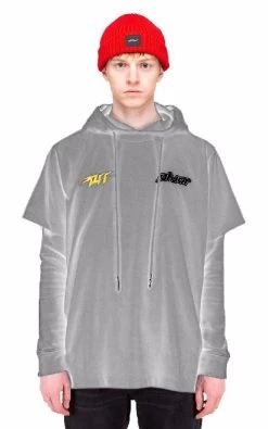 Off-White Gray Cotton Sweater