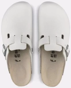 Birkenstock Boston Leather White Clogs -Fashion Menswear Shop 0dd5b44ac0fe2a1b3bc0a740991882b6