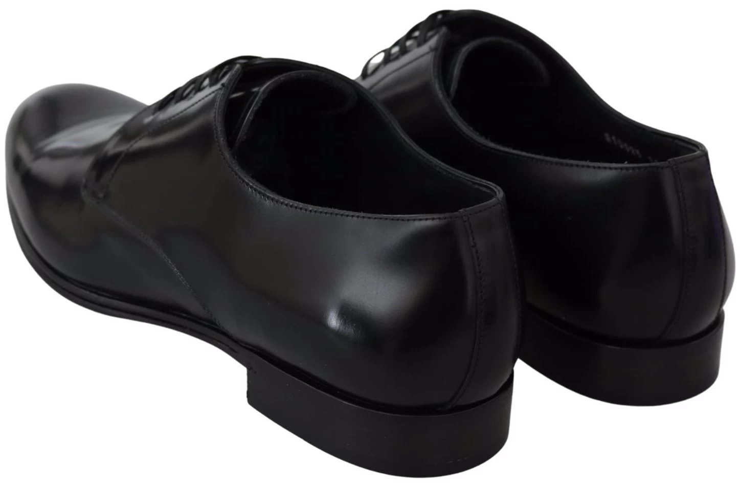 Dolce & Gabbana Derby Napoli Black Leather Dress Formal Shoes 6 Dolce & Gabbana Derby Napoli Black Leather Dress Formal Shoes - Image 6