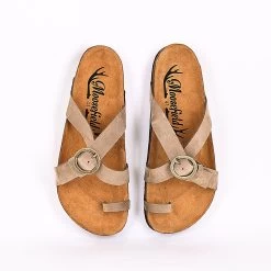 Moosefield Men's Leather Sandals - Beige -Fashion Menswear Shop 11822c2e26c5f5dfb8fa75b58dd4a3be