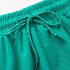 Mens Striped Basketball Shorts Quick Dry Running Sports Team Athletic Gym Jersey - Green -Fashion Menswear Shop 1270c590fd419e1f52728542759ba65c