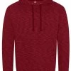 Awdis Mens Cosmic Blend Hoodie (Red/Black) - PC2891