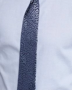 Oxford Men's Beckton Dobby Shirt - Cornflower Blue -Fashion Menswear Shop 13bd792baceec373dab9e8e304887041