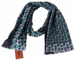 Missoni Multicolor Patterned Cashmere Unisex Neck Scarf -Fashion Menswear Shop 13de26a1ccbc4893d16d9936357e251f