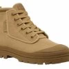 Mens Volley Overgrip Canvas Work Boots Shoes Tan