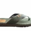 BR Sport Congo Mens Comfort Cushioned Thongs Sandals Made In Brazil - Green