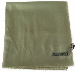 Missoni Green Cashmere Unisex Neck Wrap Scarf -Fashion Menswear Shop 14ccbc9127c6cc2795f4bd7fb5db22aa