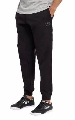 Umbro Mens Pro Elite Fleece Jogging Bottoms (Black) - UO143 -Fashion Menswear Shop 16ffb7e75b8e75b522912034a2c77f98
