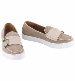 Noosy Men's Genuine Leather Sneakers - Beige -Fashion Menswear Shop 171981e6 d8a5 4d15 8c59 4aae9f30d917