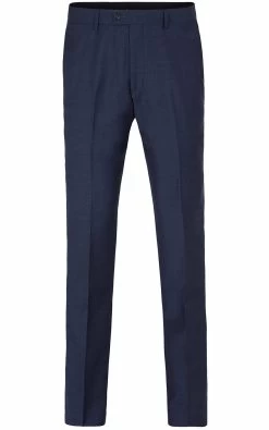 Oxford Men's Hopkins Wool Trousers - Blue