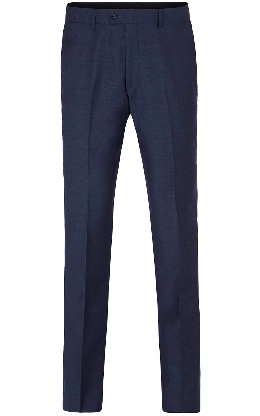 Oxford Men's Hopkins Wool Trousers - Blue 1 Oxford Men's Hopkins Wool Trousers - Blue