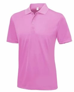 Awdis Just Cool Mens Smooth Short Sleeve Polo Shirt (Hot Pink) - PC2632