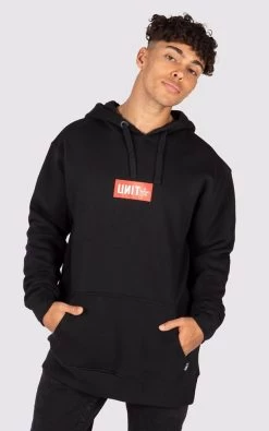 Mens Unit Token Hoodie - BLACK