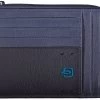 Piquadro Blue Leather Wallet