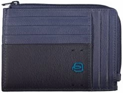 Piquadro Blue Leather Wallet