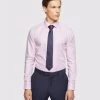 Oxford Men's Beckton Dobby Shirt - Pink