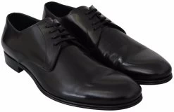 Dolce & Gabbana Derby Napoli Black Leather Dress Formal Shoes 11 Dolce & Gabbana Derby Napoli Black Leather Dress Formal Shoes -Fashion Menswear Shop 1b300c33cc2b35a41fd6cb7bce5aacee