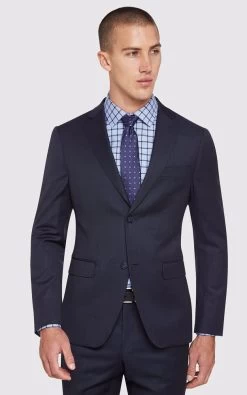 Oxford Men's Byron Wool Suit Jacket - Gunmetal