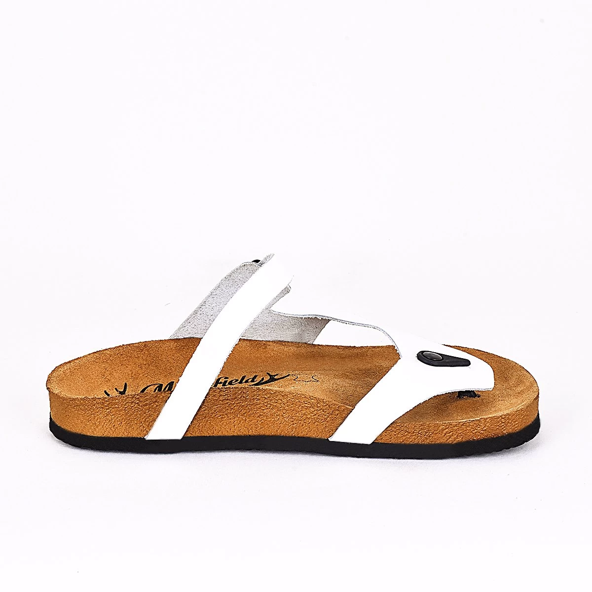 Moosefield Men's Boston Leather Sandals - White 4 Moosefield Men's Boston Leather Sandals - White - Image 4
