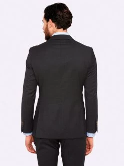 Oxford Men's New Hopkins Suit Jacket - Charcoal -Fashion Menswear Shop 1c9ed14ecd12416aed2376852a717e13