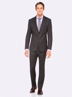 Oxford Men's Marlowe Wool Suit Jacket - Grey -Fashion Menswear Shop 1e89a6ec5fb1d732995ba9bca2c61fa1