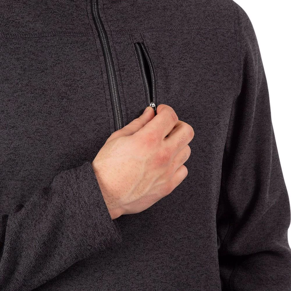 Trespass Mens Felbrigg Fleece Top (Dark Grey Marl) - TP5599 5 Trespass Mens Felbrigg Fleece Top (Dark Grey Marl) - TP5599 - Image 5