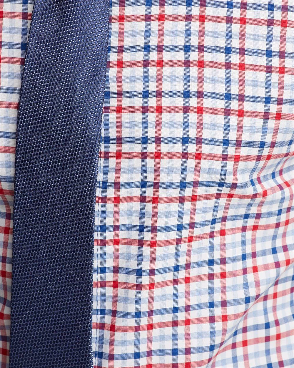 Oxford Men's Beckton Checked Shirt - Red/Navy 6 Oxford Men's Beckton Checked Shirt - Red/Navy - Image 6