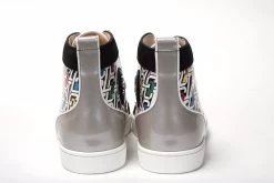 Christian Louboutin Multi/Silver Lou Pik Orlato Flat Shoes -Fashion Menswear Shop 20ab250984326575b93228eaf4d9a36e