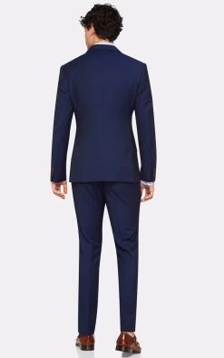 Oxford Men's Marlowe Wool Suit Jacket - Navy -Fashion Menswear Shop 20eb155899490c64d73244f71fe13678