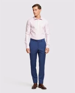 Oxford Men's Islington Regular Fit Striped Shirt - Pink -Fashion Menswear Shop 220a1060758047eedaa7d81366725c86