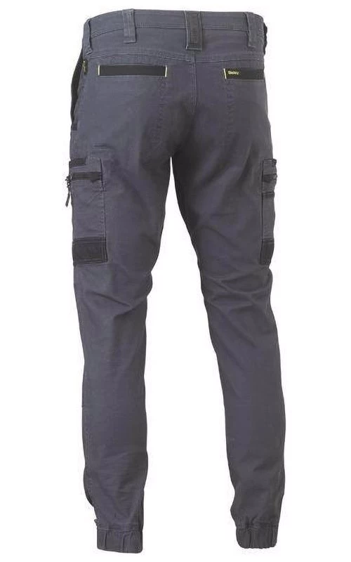 Bisley Flx And Move Stretch Cargo Cuffed Pants - Black 6 Bisley Flx And Move Stretch Cargo Cuffed Pants - Black - Image 6
