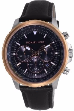 Michael Kors Cortlandt Chronograph Black Dial Quartz MK8905 Men's Watch