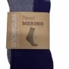 Snowgum Mens Merino Travel Sock Crew Purple - 7-11